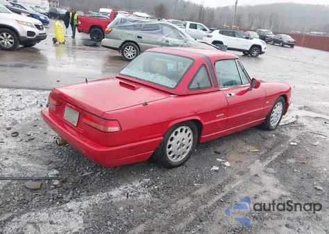 1991 Alfa Romeo Spider Veloce из США, поврежденный, VIN ZARBB32N2M6004749